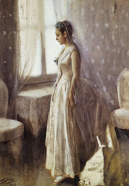 Anders Zorn The Bride France oil painting art